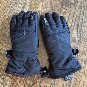 Black Kids Winter Gloves